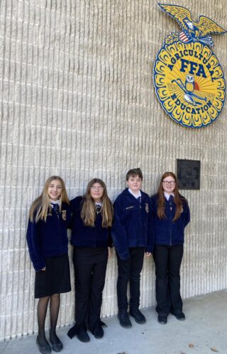 Frontier FFA members participate in competitions, receive jackets